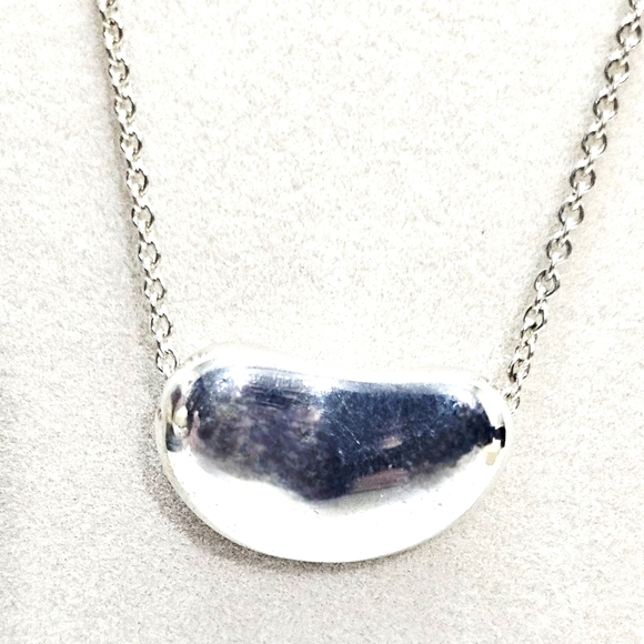 Tiffany & Co Elsa Peretti Bean Design Pendant Sterling Silver 925 - Picture 2 of 7